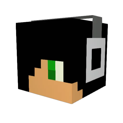 SlugmaToucher Minecraft avatar head, 3D render