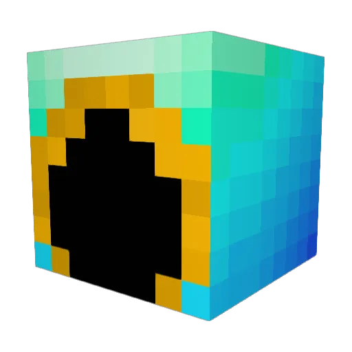 SlummyMonk90796 Minecraft avatar head, 3D render