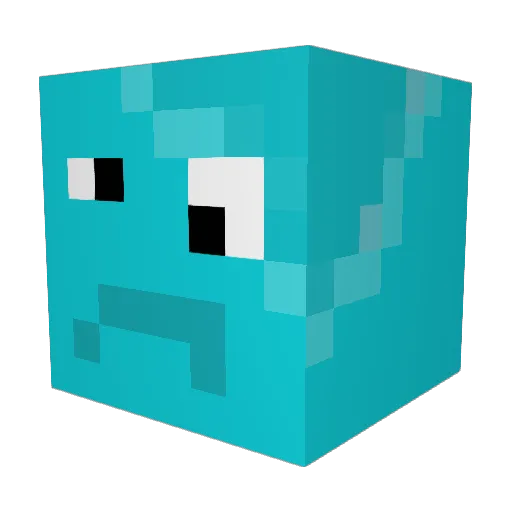 Slupoo574 Minecraft avatar head, 3D render