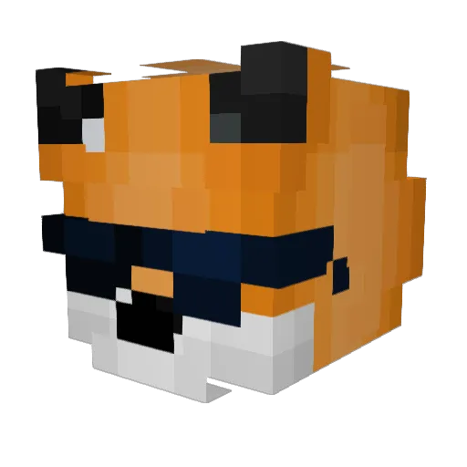 Slurpfroot_major Minecraft avatar head, 3D render