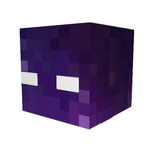SlushiD Minecraft avatar head, 3D render