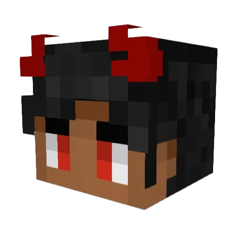 Slushie3001 Minecraft avatar head, 3D render
