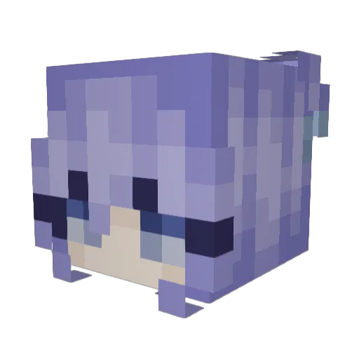Slushie_MC Minecraft avatar head, 3D render
