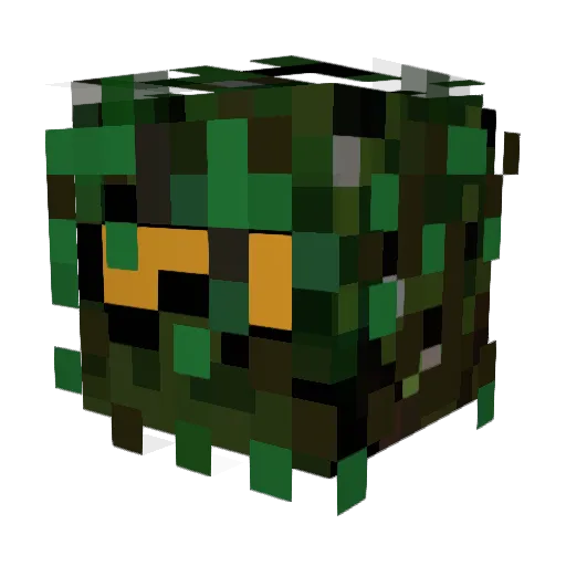 SlushyLongbeard Minecraft avatar head, 3D render