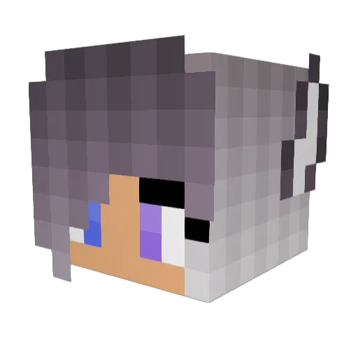 Slushypupl7 Minecraft avatar head, 3D render