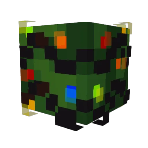 Sluvx Minecraft avatar head, 3D render