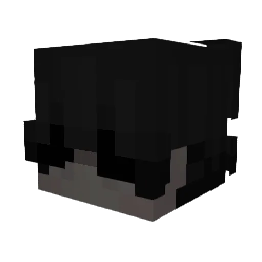 Slvmmy Minecraft avatar head, 3D render