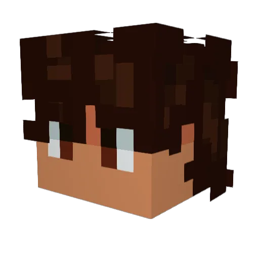SlyDiamondPro Minecraft avatar head, 3D render