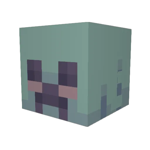 SlyDwarf_ Minecraft avatar head, 3D render
