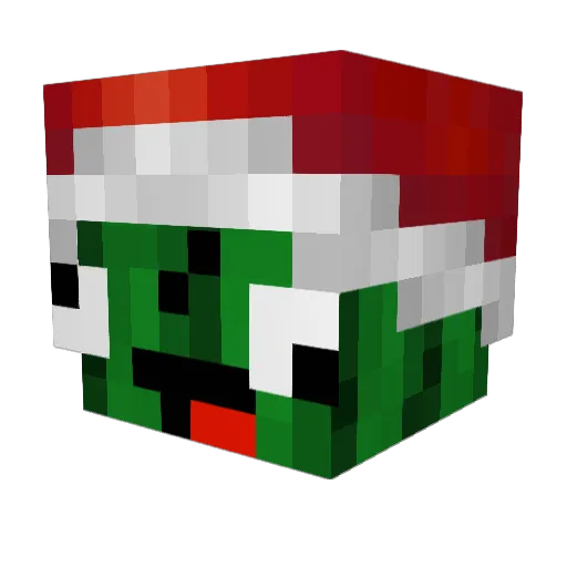 SlyFoxDumbBunny Minecraft avatar head, 3D render