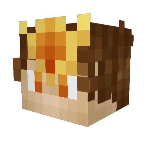 SlyGuyJayko Minecraft avatar head, 3D render