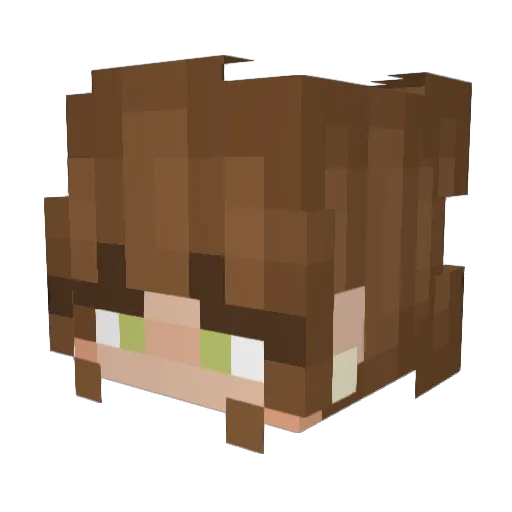 SlyOnionKiller Minecraft avatar head, 3D render