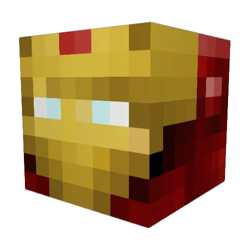SlyPig_007 Minecraft avatar head, 3D render