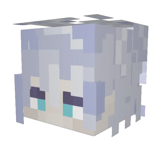 SlySalamanders Minecraft avatar head, 3D render