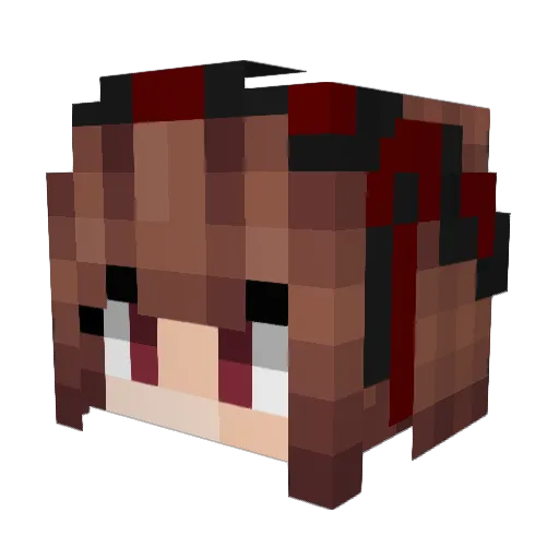 SlySnaker_Kin Minecraft avatar head, 3D render