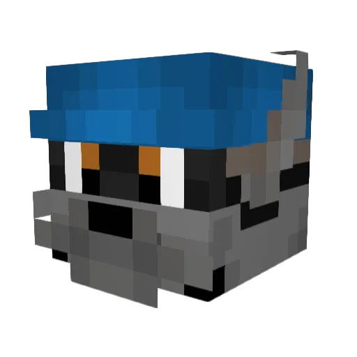 Sly_DnB Minecraft avatar head, 3D render