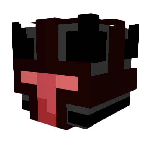 Slycefrr Minecraft avatar head, 3D render