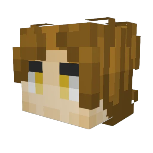 Slycerr Minecraft avatar head, 3D render