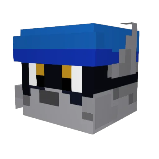 Slycooper790 Minecraft avatar head, 3D render