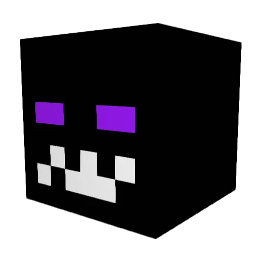 Slykillit Minecraft avatar head, 3D render