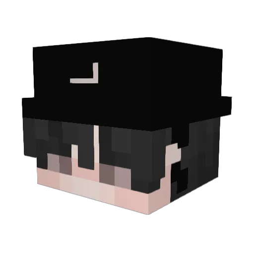 SlylaGG Minecraft avatar head, 3D render