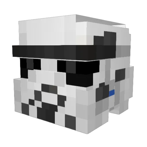 Slyly__ Minecraft avatar head, 3D render