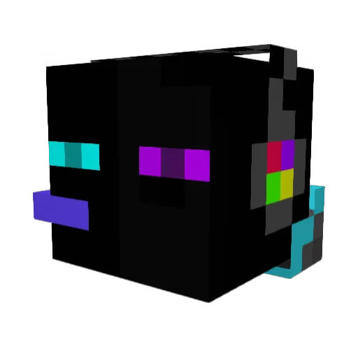 Slylyshadow Minecraft avatar head, 3D render