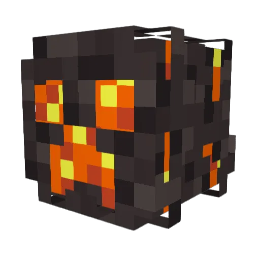 Slywer Minecraft avatar head, 3D render
