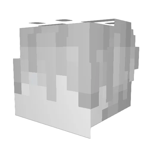 Slyxuid_ Minecraft avatar head, 3D render