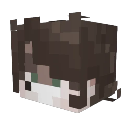 Slyye_ Minecraft avatar head, 3D render