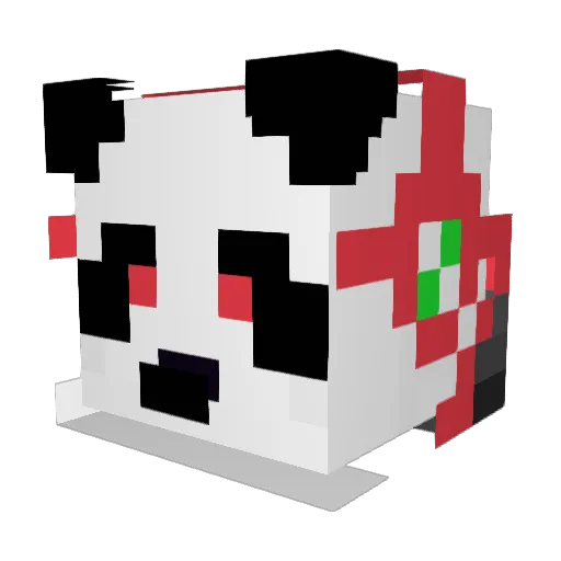 Sm00thKnight Minecraft avatar head, 3D render