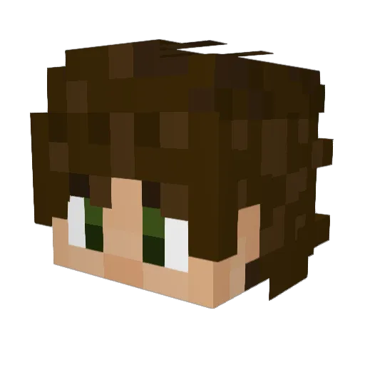 Sm0kiy_ Minecraft avatar head, 3D render