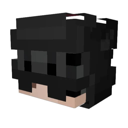 Sm1k Minecraft avatar head, 3D render