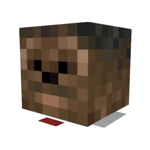 Sm4rtyy Minecraft avatar head, 3D render