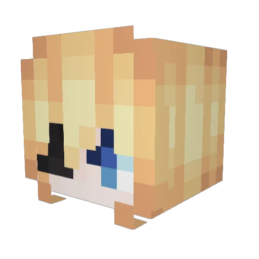 Sm7701 Minecraft avatar head, 3D render