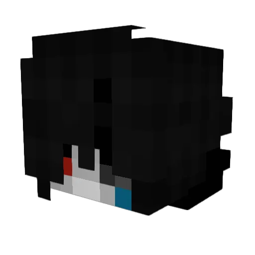 Sm7keCW Minecraft avatar head, 3D render