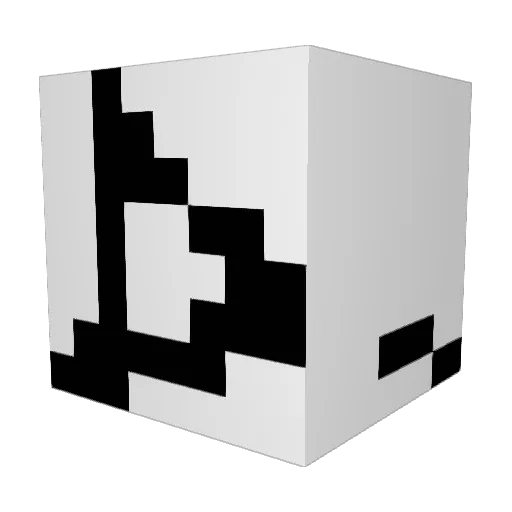 Sm8l3 Minecraft avatar head, 3D render