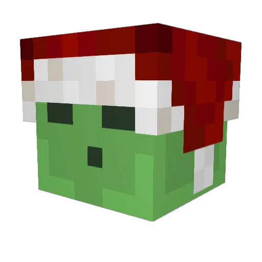 SmaApple Minecraft avatar head, 3D render