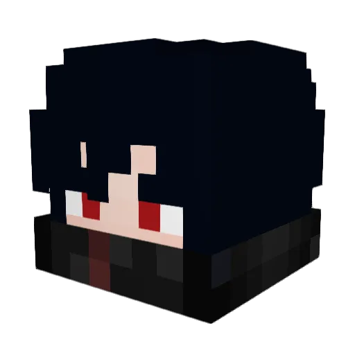 SmaHr Minecraft avatar head, 3D render