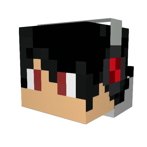 Smaca Minecraft avatar head, 3D render