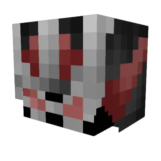 Smackable Minecraft avatar head, 3D render
