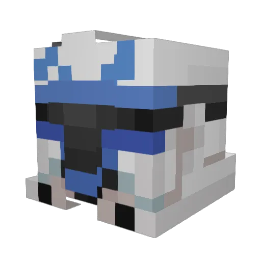 Smacknasty Minecraft avatar head, 3D render