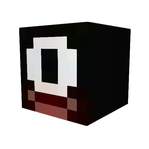 SmaffyTaffy Minecraft avatar head, 3D render