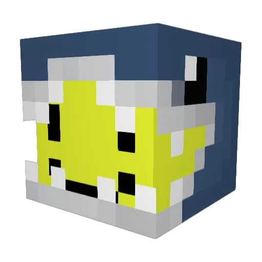 Smaglyhajen Minecraft avatar head, 3D render