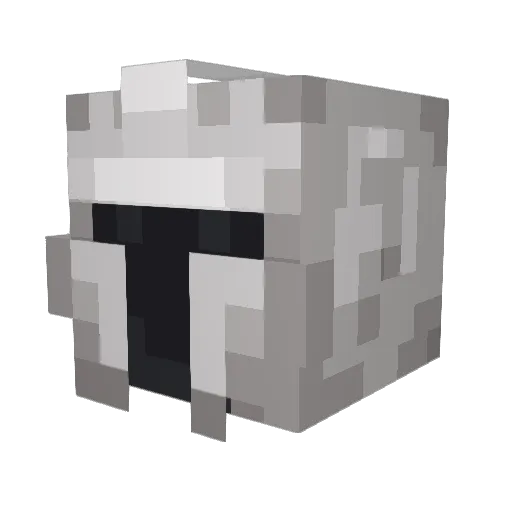 Smakcer Minecraft avatar head, 3D render