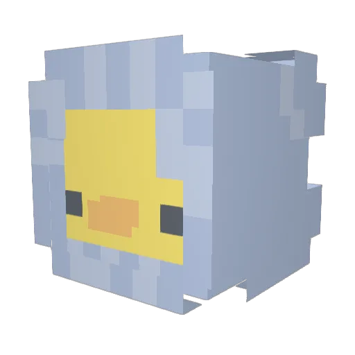 Small0n3 Minecraft avatar head, 3D render