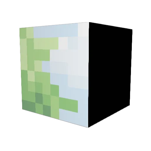 SmallAmounts Minecraft avatar head, 3D render