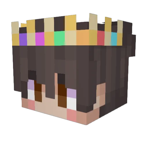 SmallAndFeral Minecraft avatar head, 3D render