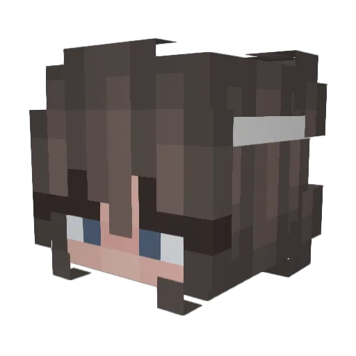 SmallBoi7455 Minecraft avatar head, 3D render