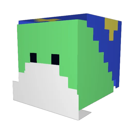 SmallChild1111 Minecraft avatar head, 3D render